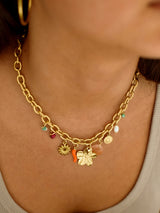 Collier Charms multicolore