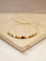 pink square pearl bracelet